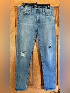 Banana Republic Premium Denim Distressed Skinny Jeans Women’s Size 29